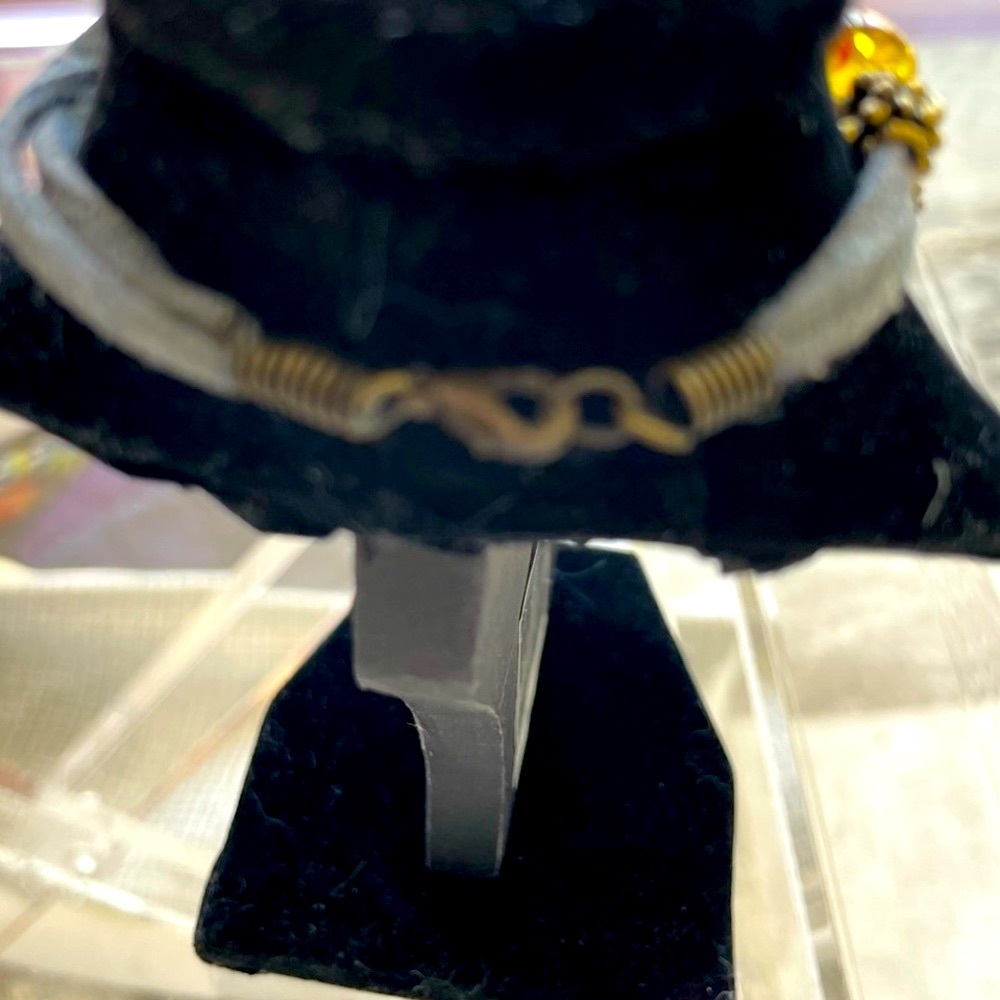 Antique Rhinestone Bracelet - Picture 7 of 7